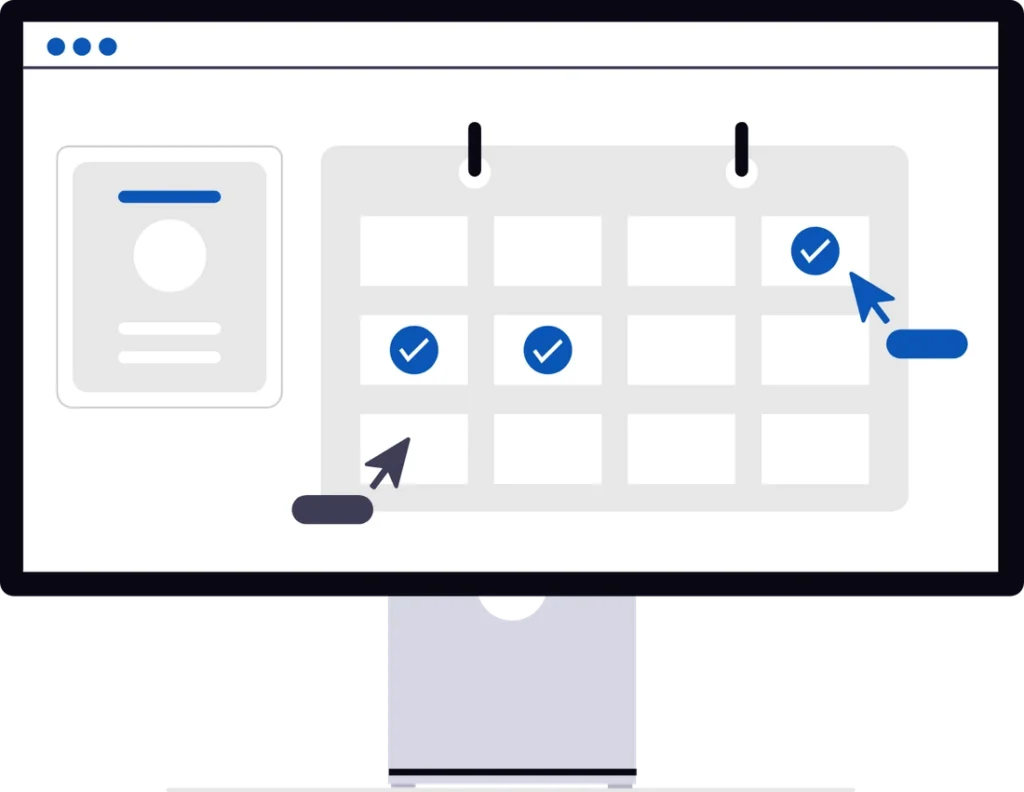 Illustration: front desk