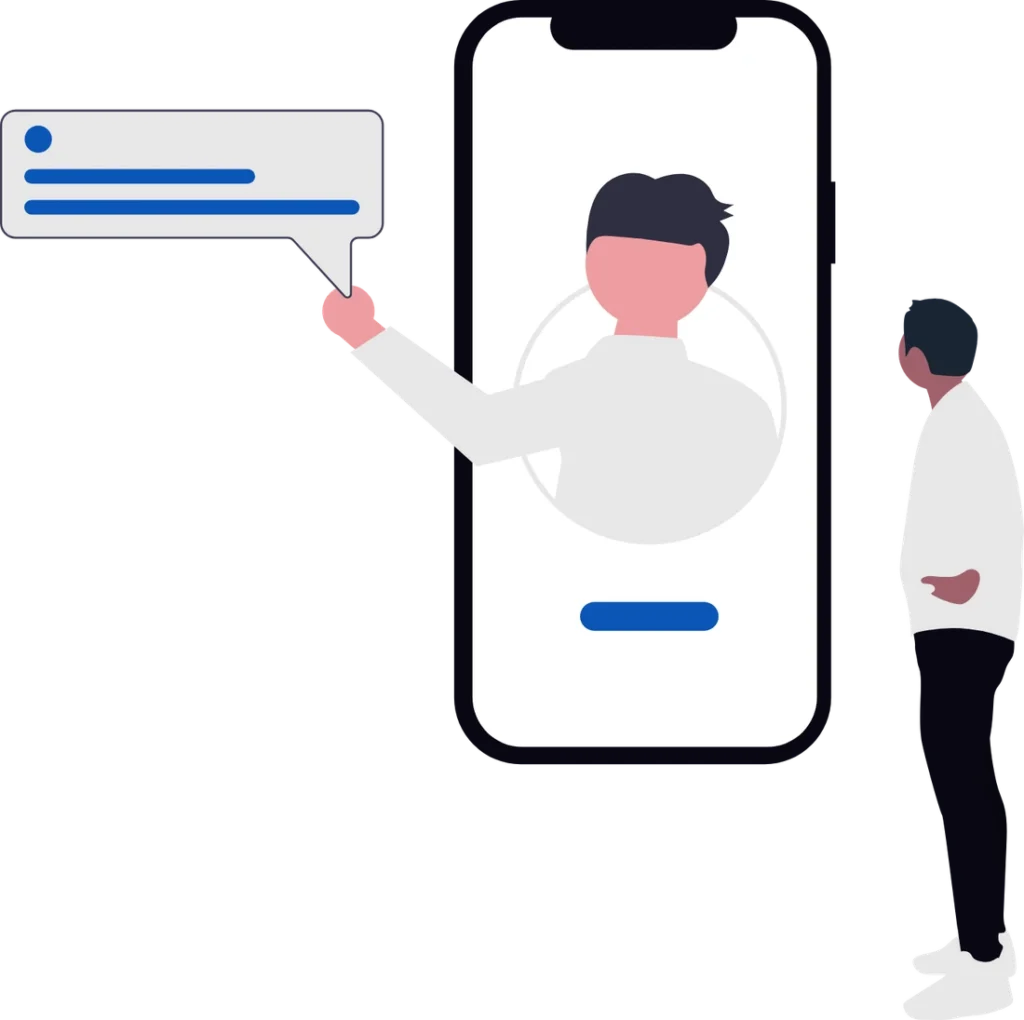 Illustration: help desk